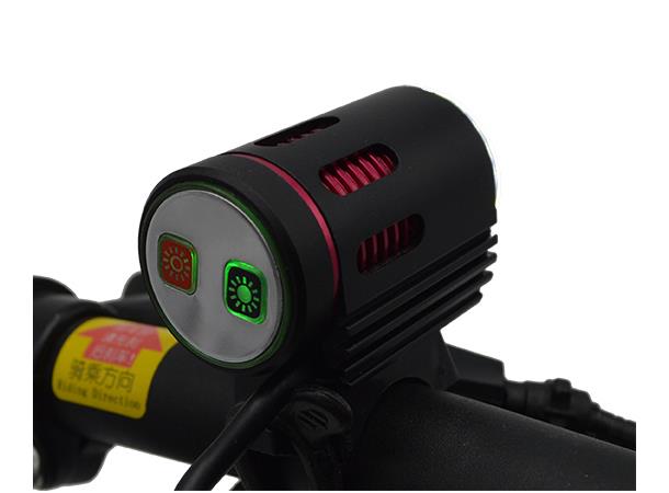 Tub Racing Frontlys 1000lum 8,4V li-ion batteripakke Oppladbar